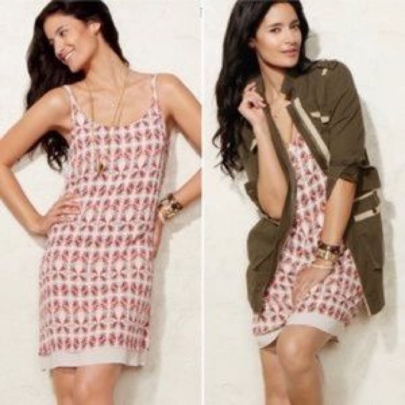 CAbi Batik Slip Dress Size Small - Picture 4 of 12